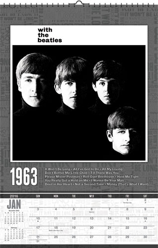 Beatles Calendars -Beatles Fab Four Store Exclusively Beatles Only ...