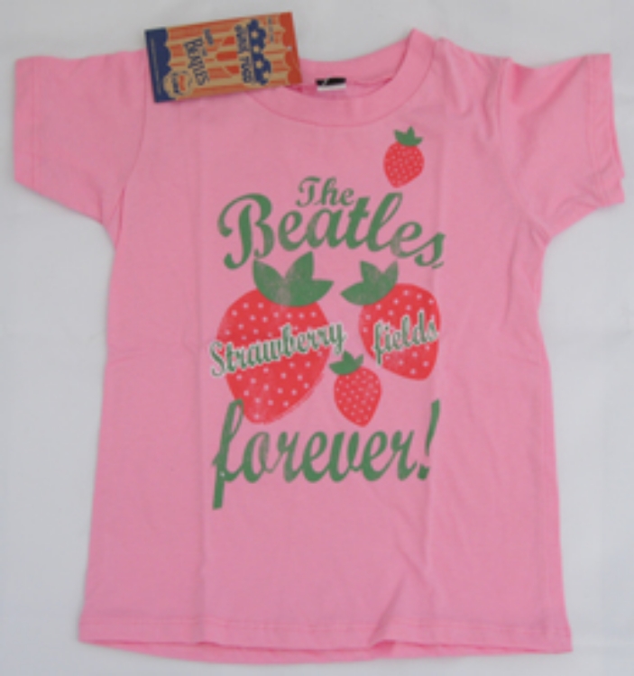 Picture of Beatles T-Shirt: Toddler Pink Tee  "Strawberry Fields Forever"