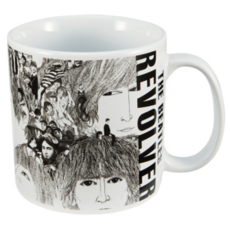 Picture of Beatles Mug: The Beatles Revolver 20 oz. Black/White