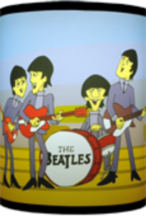 Picture of Beatles Lamp Shades: Cartoon Band