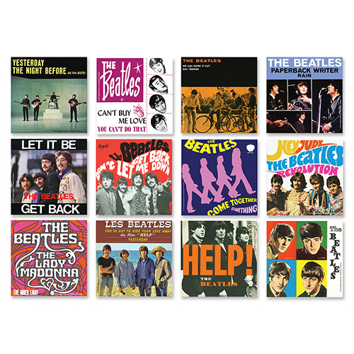 Beatles Magnets: The Beatles 12 Piece Magnet Set -Beatles Fab Four ...