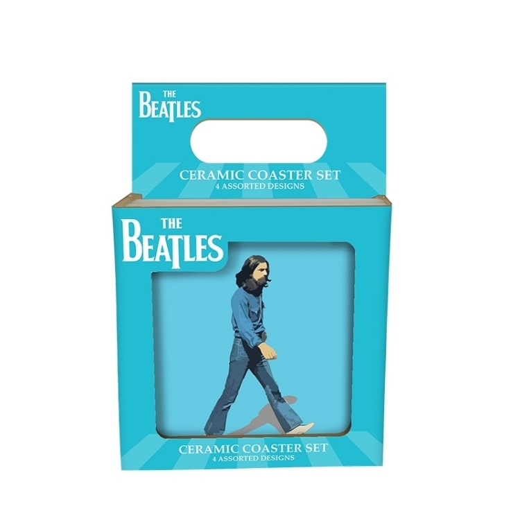 Picture of Beatles Coasters: Four Abbey Road Ceramic Coasters