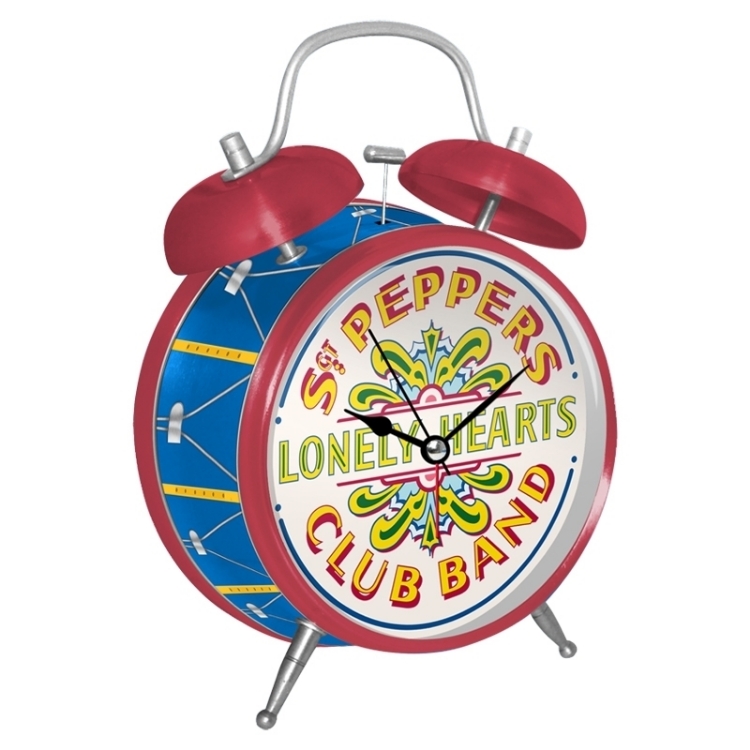 Picture of Beatles Clock: The Beatles Sgt Pepper's Twin Bell Alarm Clock