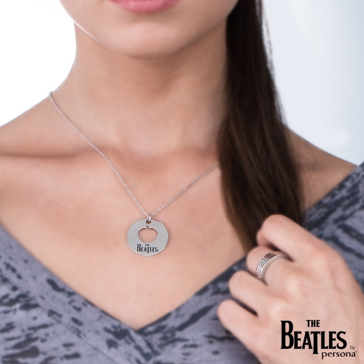 Picture of Beatles Jewelry: Beatles Necklace - DropT Logo Apple Cutout