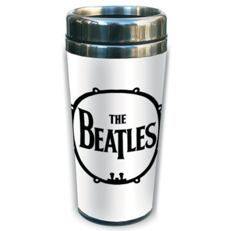 Picture of Beatles Travel Mug: The Beatles Drum Logo Ceramic Travel Mug