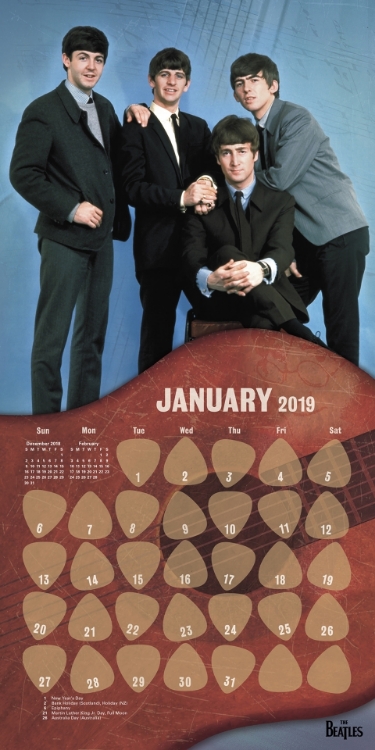 Picture of Beatles Calendar: 2019 Mini Calendar