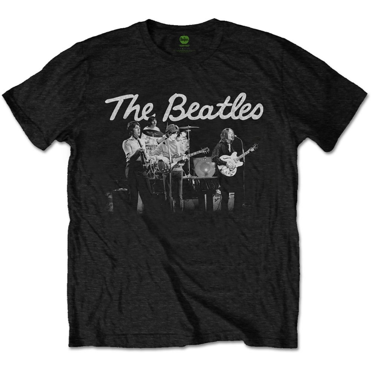 Picture of Beatles Adult T-Shirt: Beatles 1968 Live Photo