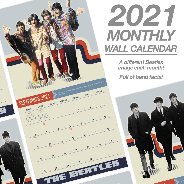 Picture of Beatles Calendar: 2021 Calendar The Beatles