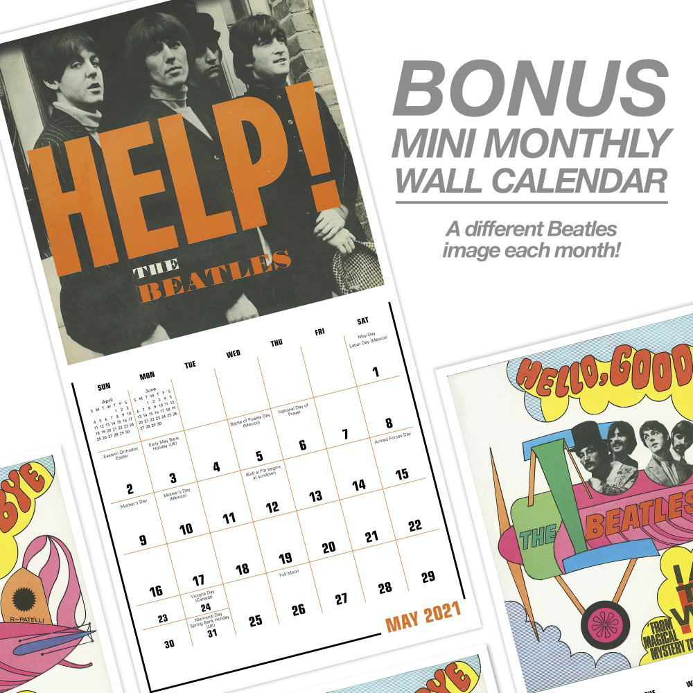 Beatles Calendars Beatles Fab Four Store Exclusively Beatles Only