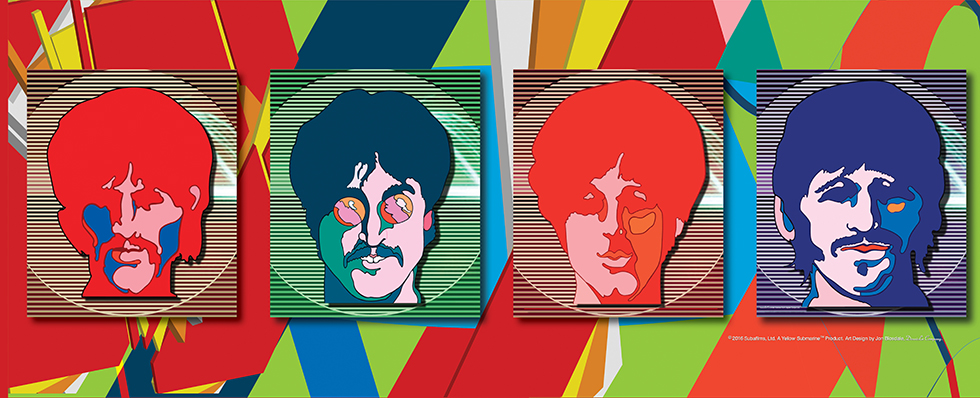 Beatles Lamp Shades: Beatles Yellow Submarine Faces -Beatles Fab Four ...