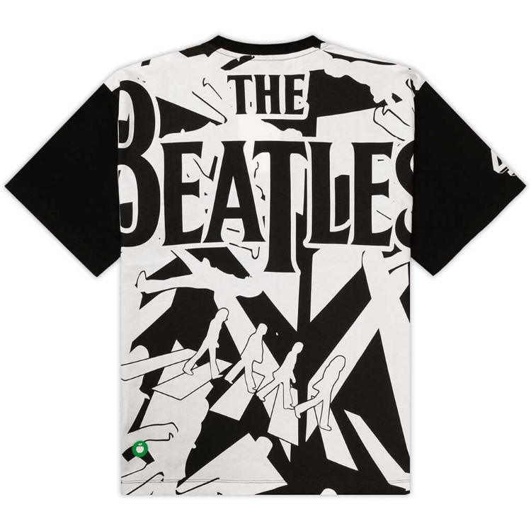 Picture of Beatles Adult T-Shirt:  Meyba Drum & Crossing All-Over-Print