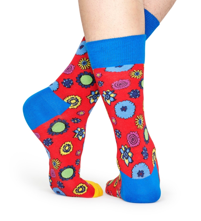 Picture of Beatles Socks: Happy Socks Unisex LP SIZE BOXSET 6 pairs of Yellow Submarine Socks