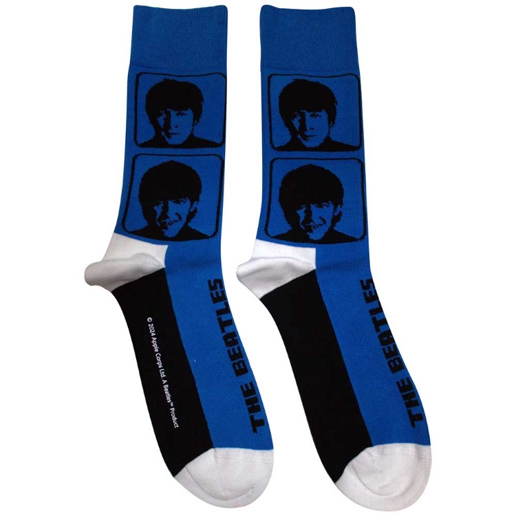 Picture of Beatles Socks: The Beatles Unisex Socks -  Hard Day's Night Headshots