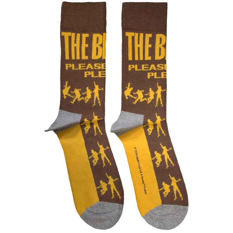 Picture of Beatles Socks: The Beatles Unisex Socks - Please Please Me Silhouettes