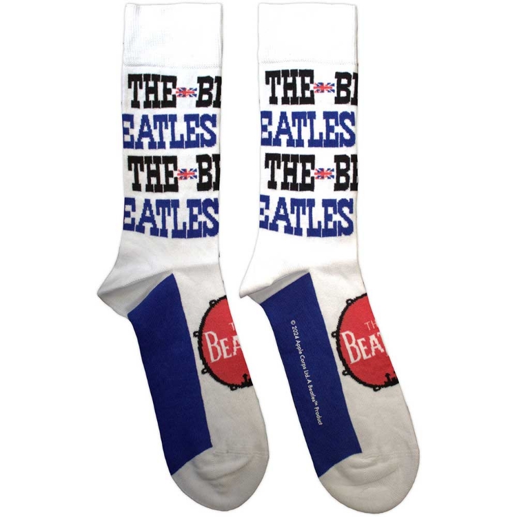 Picture of Beatles Socks: The Beatles Unisex Socks - Budokan Poster & Drum Logo