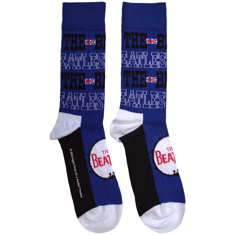 Picture of Beatles Socks: The Beatles Unisex Socks - Budokan Poster & Drum