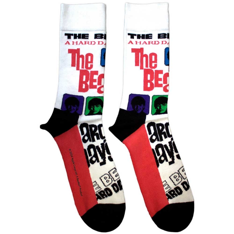 Picture of Beatles Socks: The Beatles Unisex Socks - A Hard Day's Night Colours