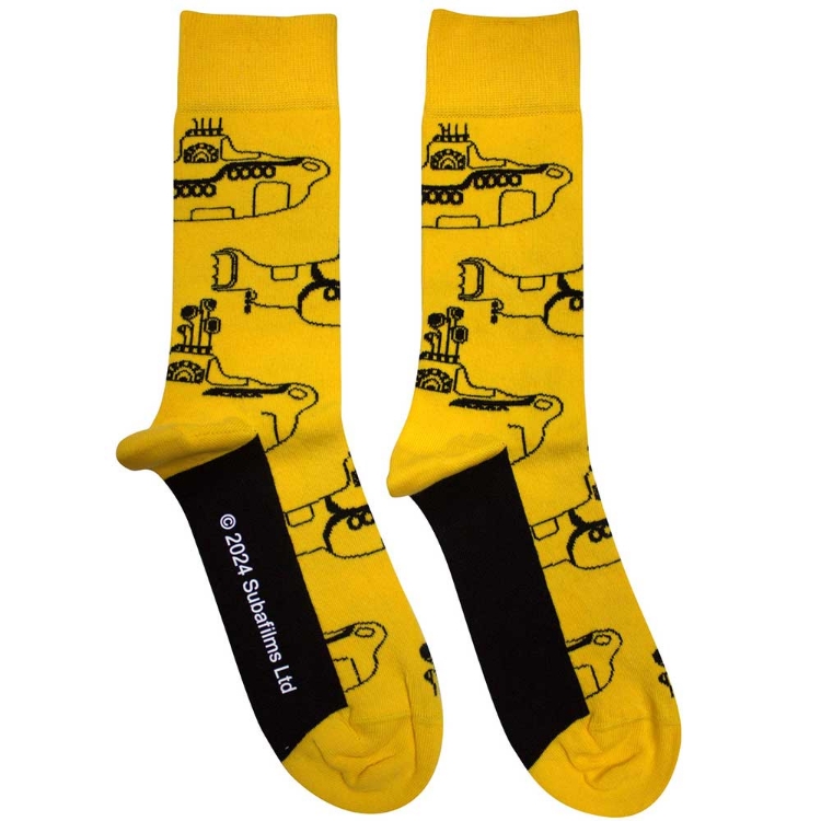 Picture of Beatles Socks: The Beatles Unisex Socks - Sub Outline Repeat