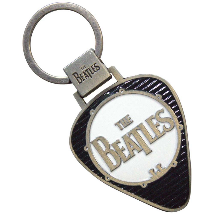 Picture of Beatles Keychain: Drum Logo Plectrum