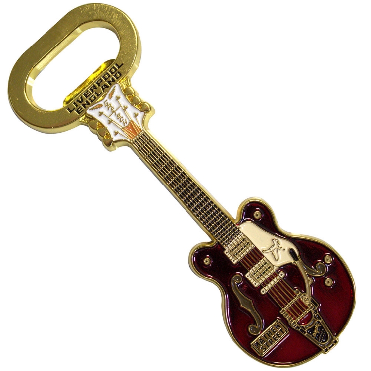 Picture of Beatles Bottle Opener: Mathew Street Rust Guitar